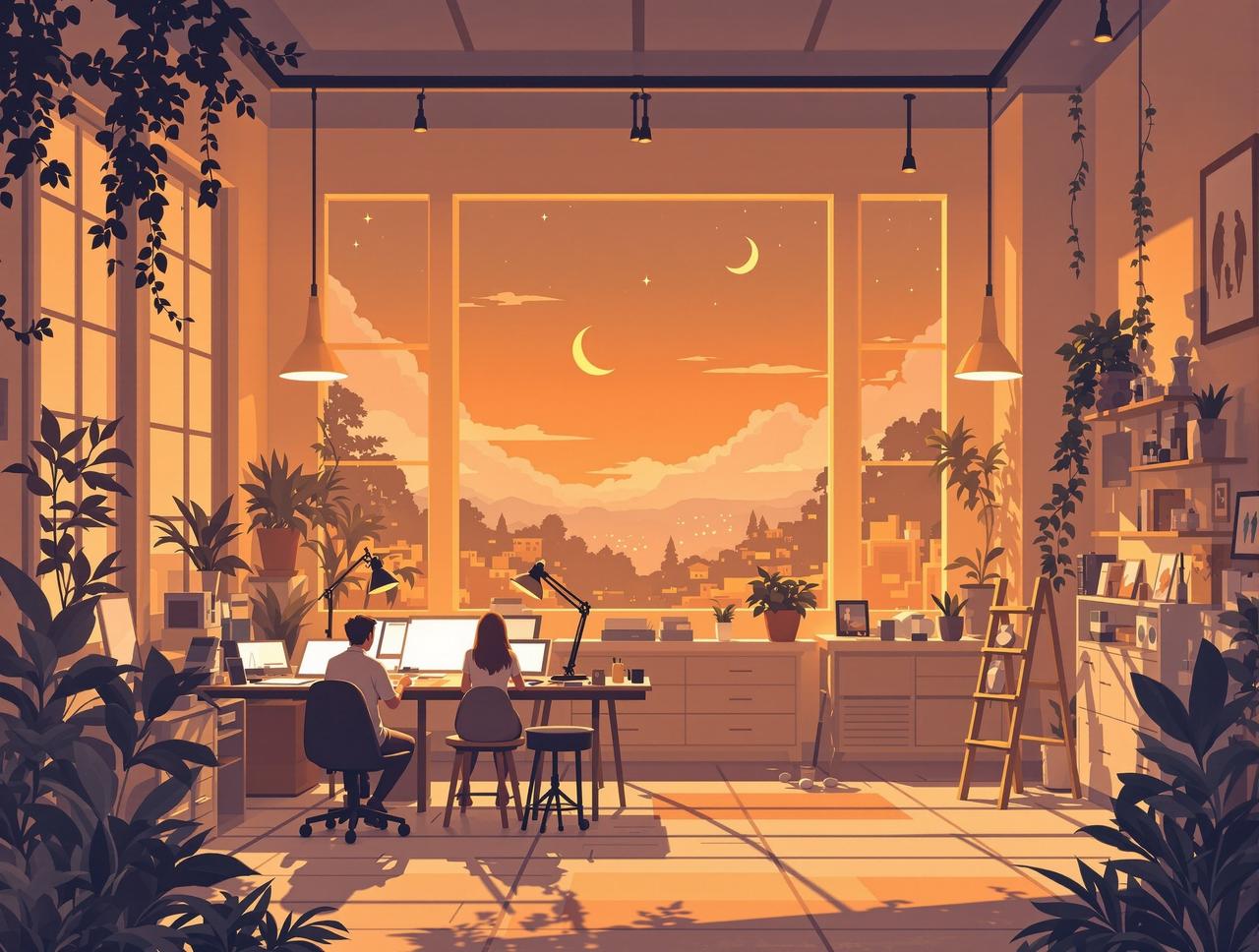 ai短剧在线观看工作室 - 温馨的动画创作空间